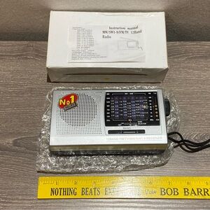 VTG NO 1 HI-FI 12BAND FM/TV/MW/SW 1-9 RECEIVER Portable Hand Held Radio In Box